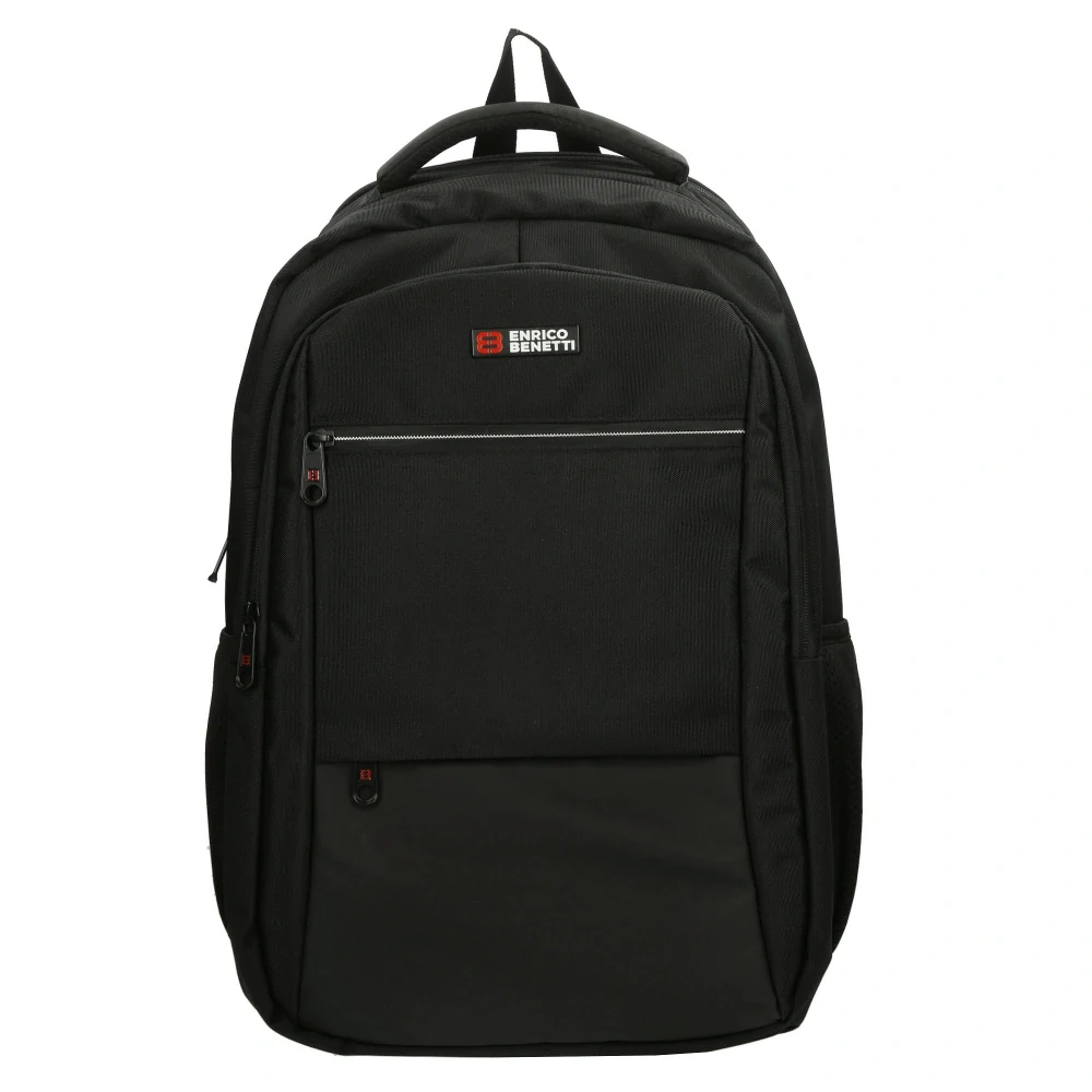 Pánský městský batoh na notebook 15" černý 35L - Enrico Benetti