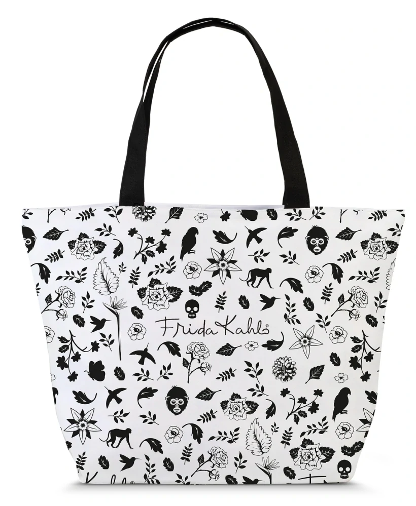Dámská shopper taška se vzorem - Frida Kahlo