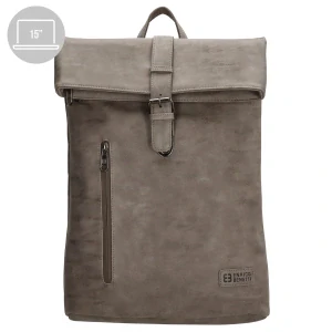 Městský batoh nejen na notebook 15" šedý 15L - Enrico Benetti