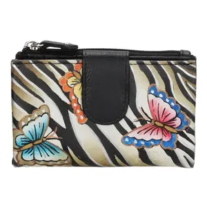 Dámská kožená peněženka Happy Wallet s motýli
