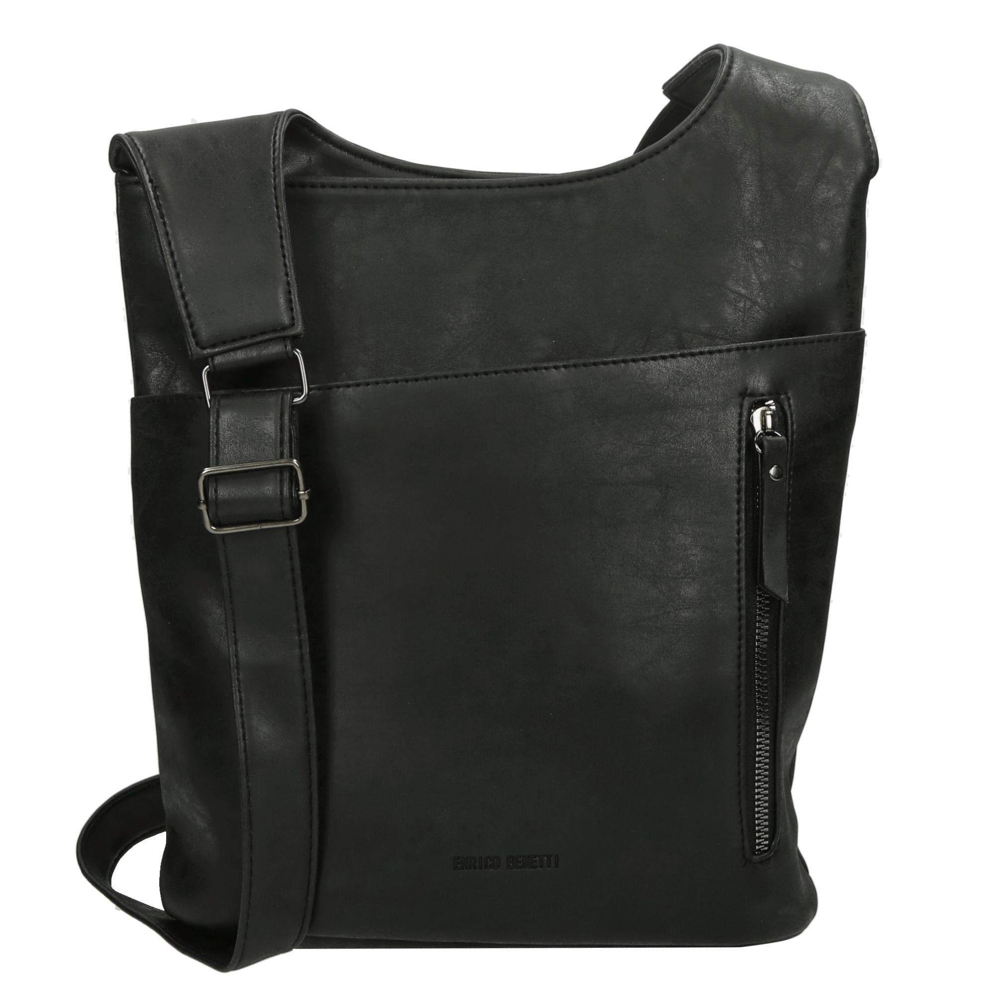 Dámská crossbody kabelka černá - Enrico Benetti Zoë