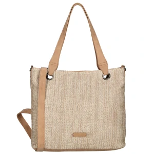 Dámská shopper proutěná taška růžová - Enrico Benetti