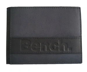 Pánská kožená peněženka Bench šedá