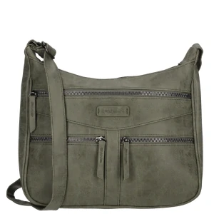 Dámská crossbody kabelka zelená - Enrico Benetti 