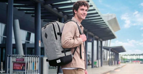 Cestovní batoh světle šedý 40L - Bestway Cabin 