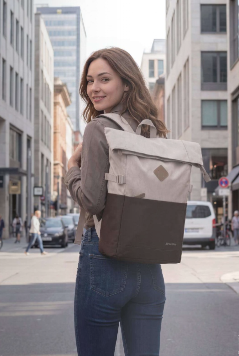 Městský batoh šedohnědý 19L - Bestway 