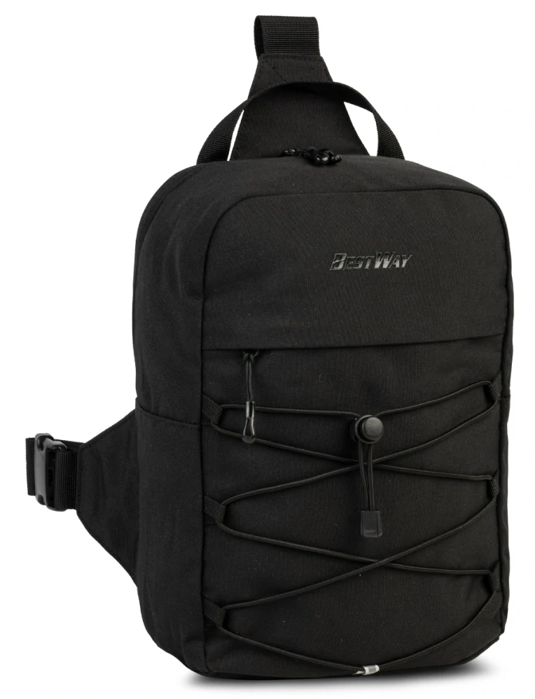 Pánský crossbody batoh přes rameno černý - Bestway