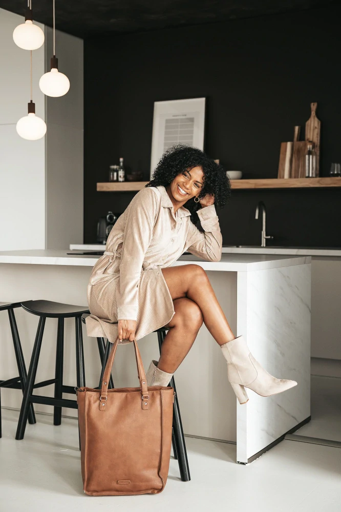 Dámská kabelka hnědá - Enrico Benetti Lilly shopper 