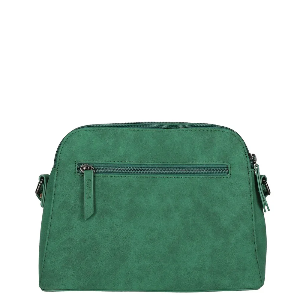 Dámská crossbody kabelka zelená - Enrico Benetti Kensi