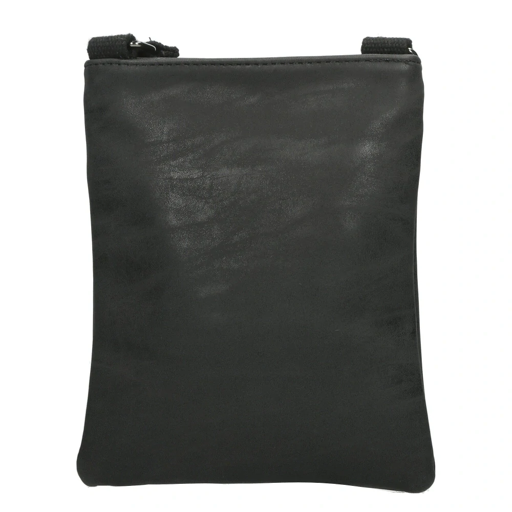 Pánská crossbody taška na doklady černá - Enrico Benetti