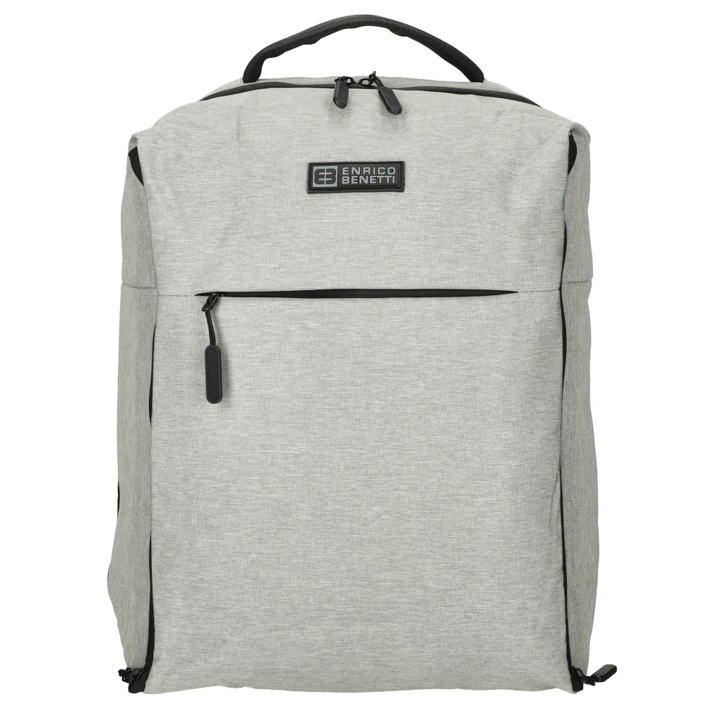 Pánský městský batoh šedý 17" 20L - Enrico Benetti 