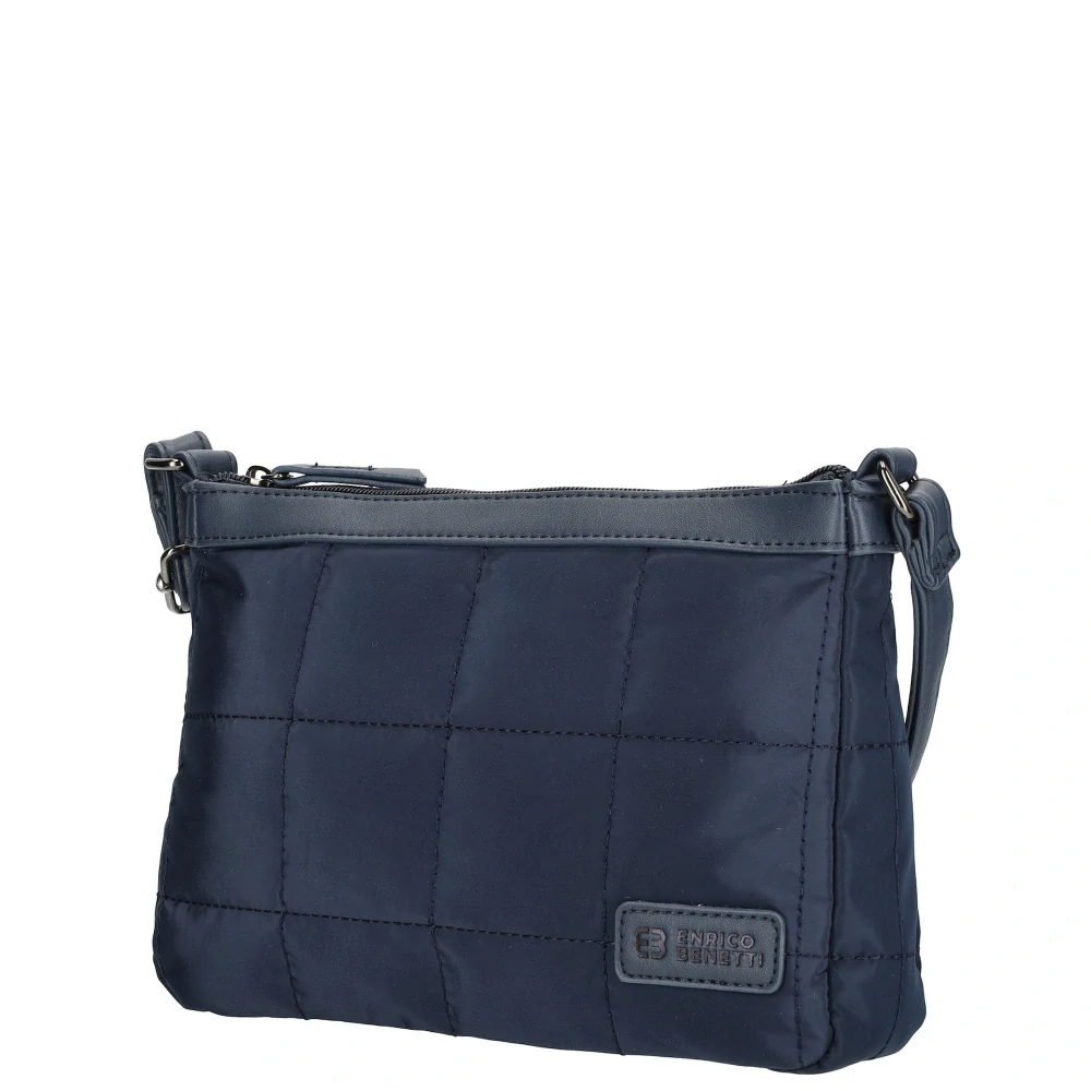 Dámská crossbody kabelka modrá - Enrico Benetti