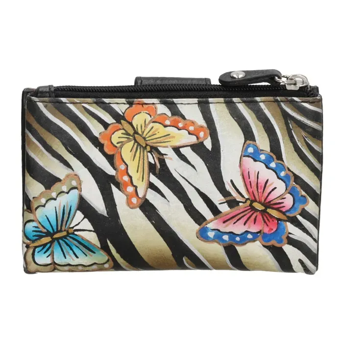Dámská kožená peněženka Happy Wallet s motýli