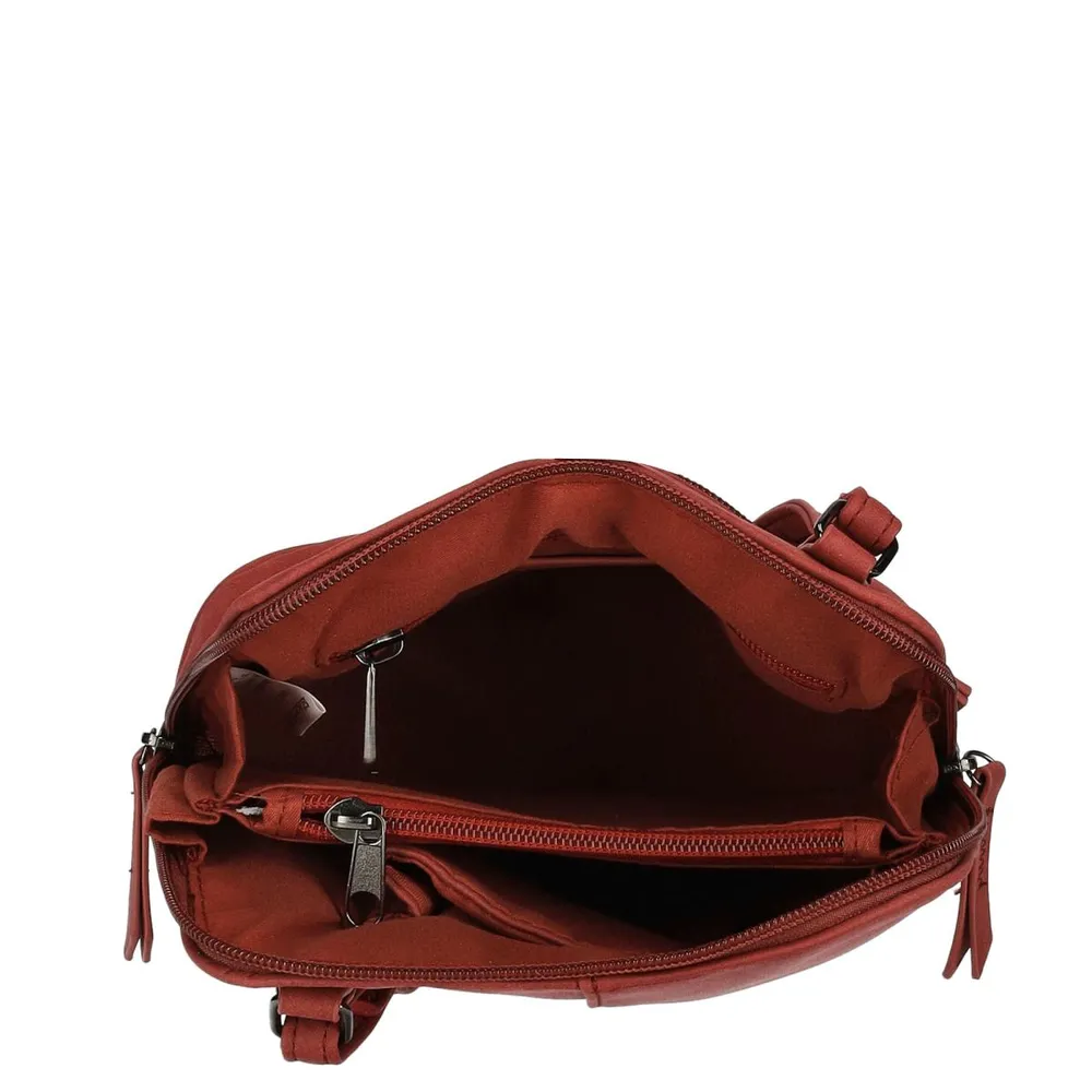 Dámská crossbody kabelka červená - Enrico Benetti Kensi