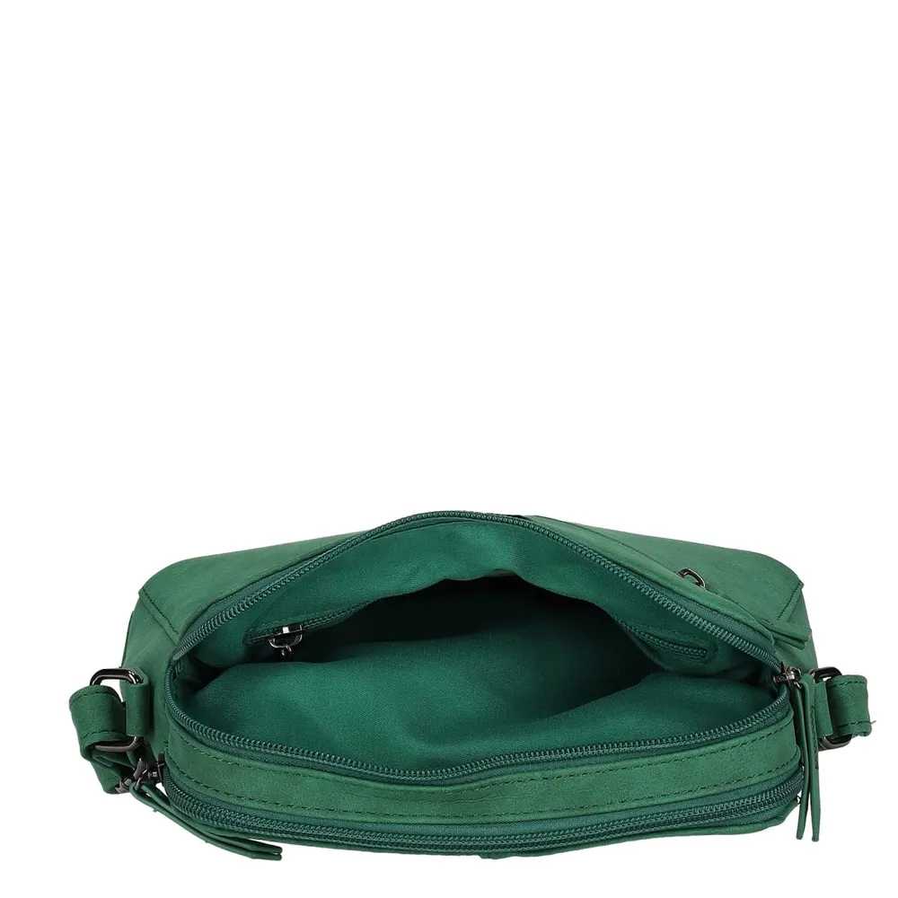 Dámská crossbody kabelka zelená - Enrico Benetti Kensi