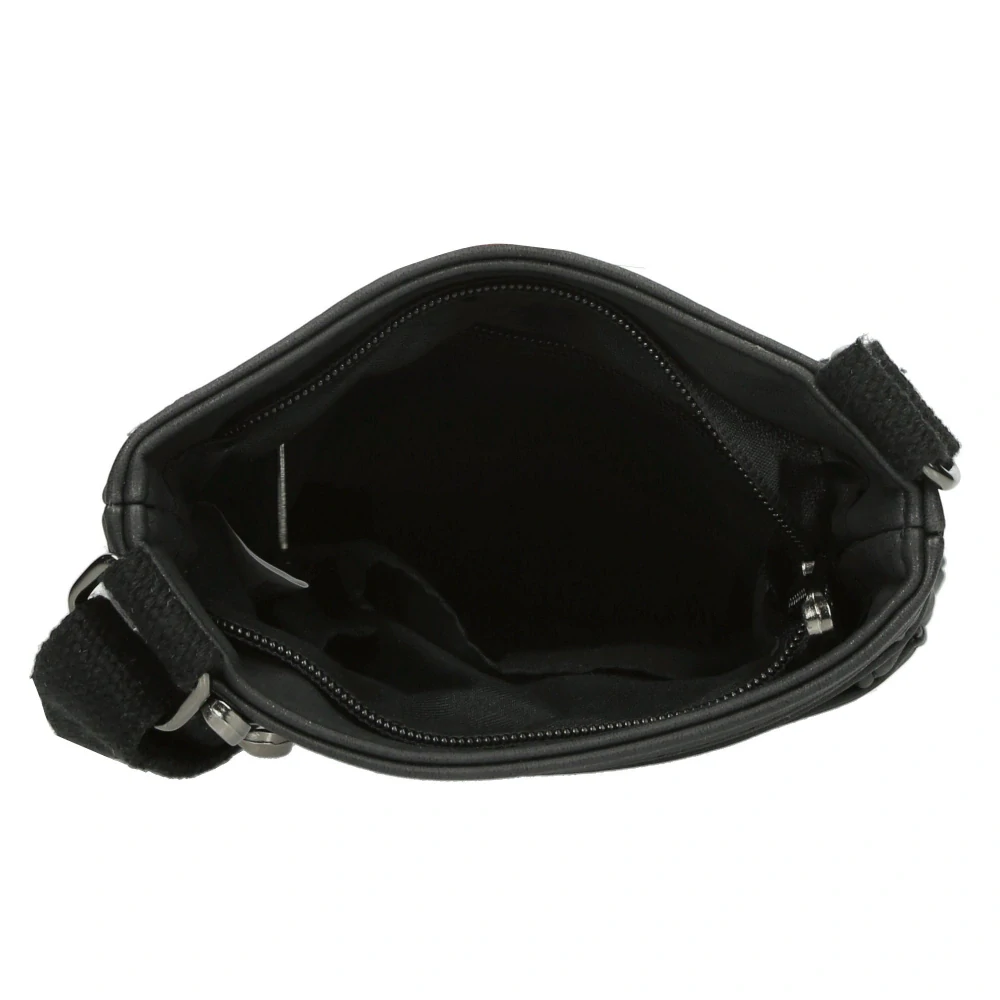 Pánská crossbody taška na doklady černá - Enrico Benetti