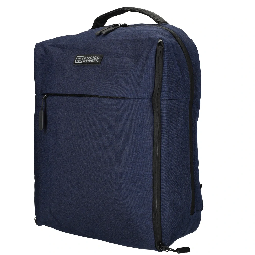 Pánský městský batoh modrý 17" 20L - Enrico Benetti