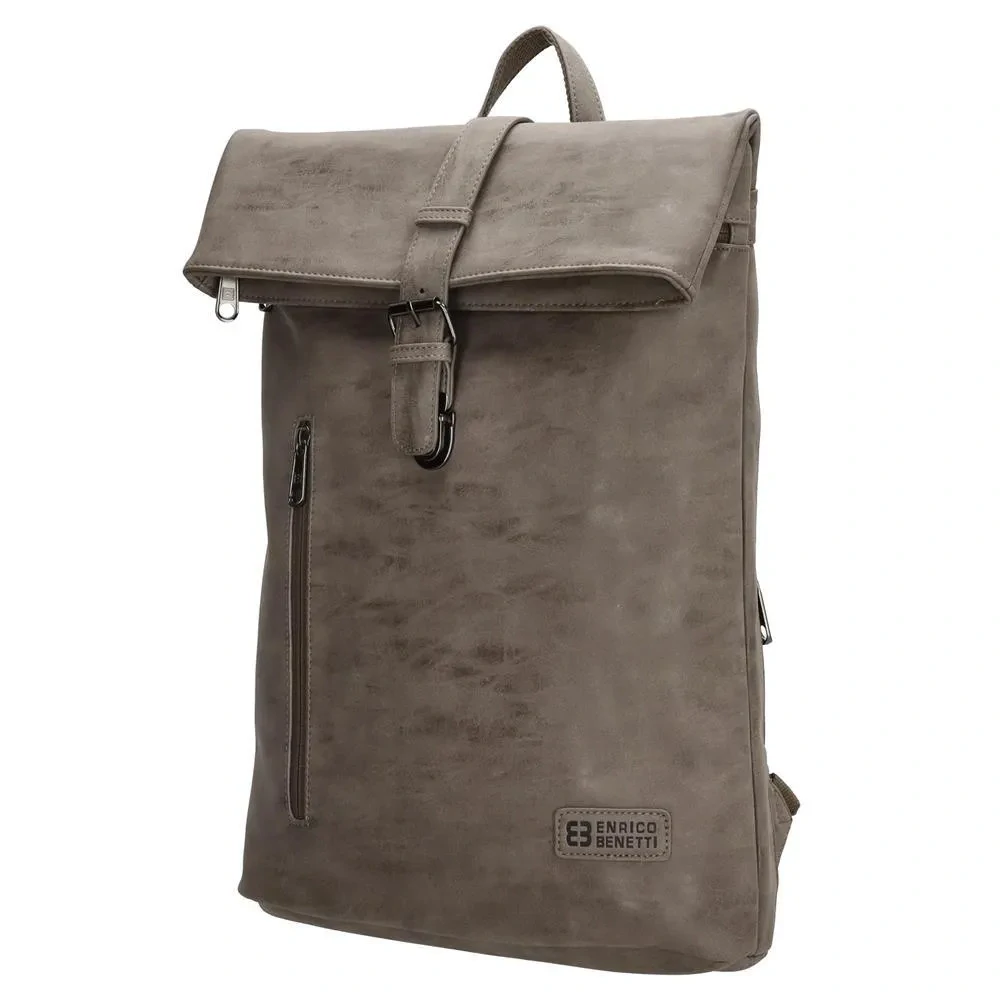 Městský batoh nejen na notebook 15" šedý 15L - Enrico Benetti 