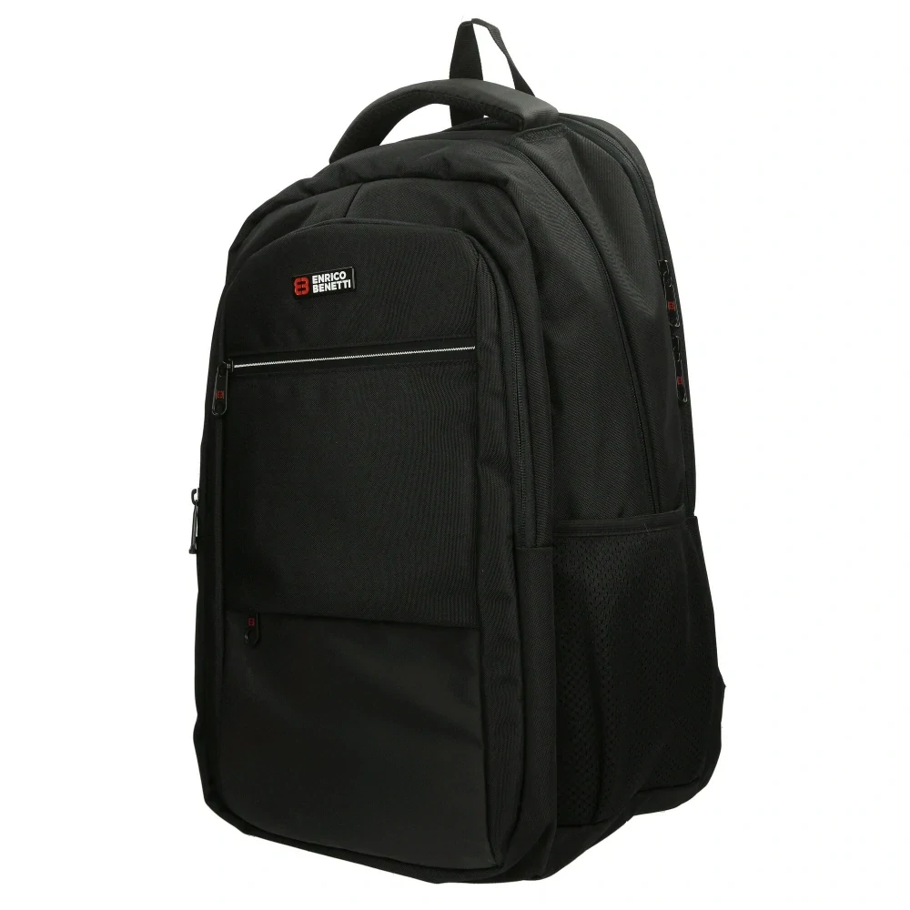 Pánský městský batoh na notebook 15" černý 35L - Enrico Benetti