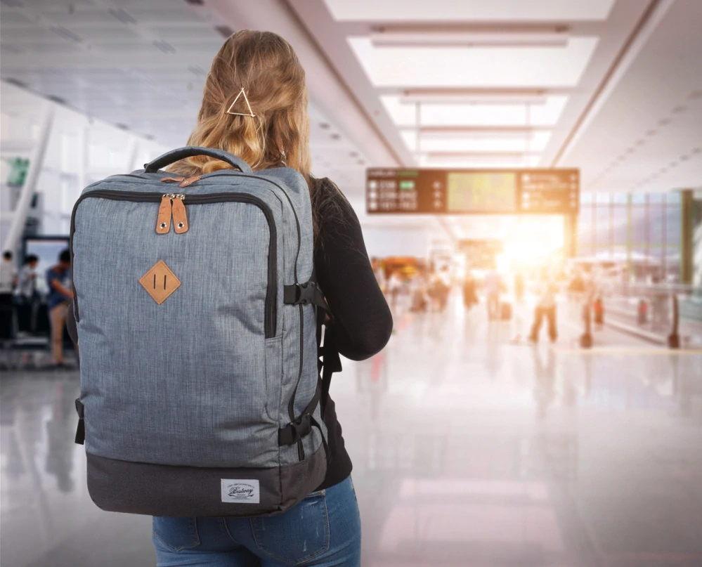 Cestovní batoh světle šedý 40L - Bestway Cabin 