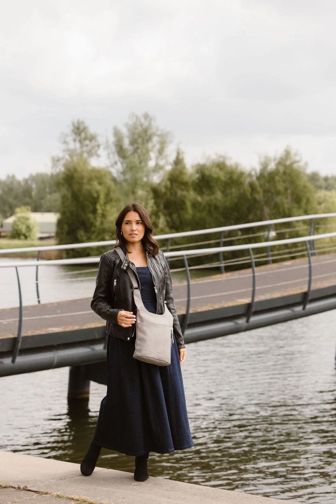 Dámská crossbody kabelka hnědá - Enrico Benetti Zoë
