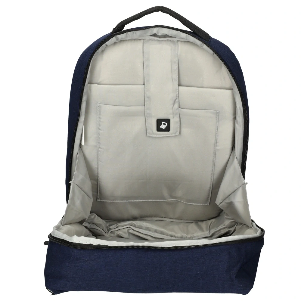 Pánský městský batoh modrý 17" 20L - Enrico Benetti