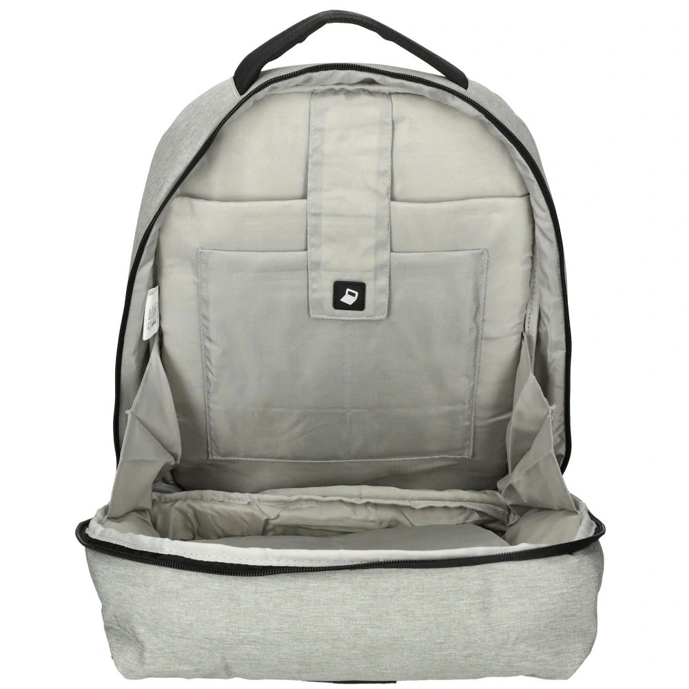 Pánský městský batoh šedý 17" 20L - Enrico Benetti 