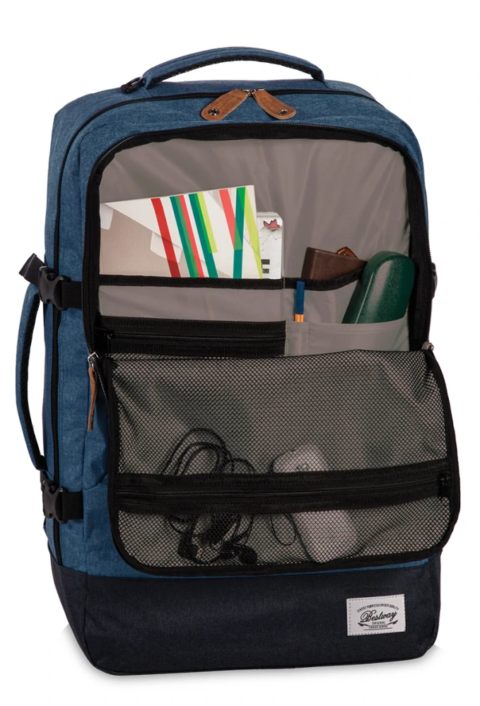 Cestovní batoh světle šedý 40L - Bestway Cabin 