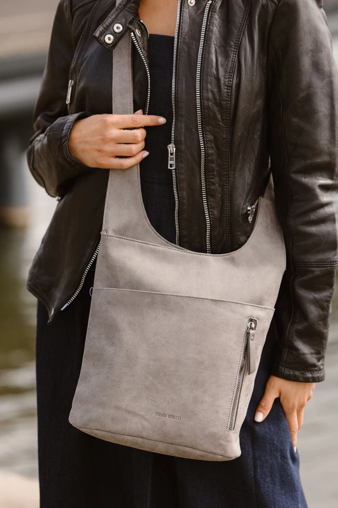 Dámská crossbody kabelka hnědá - Enrico Benetti Zoë